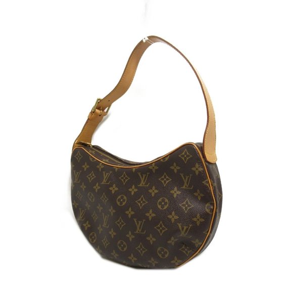 Croissant MM Monogram Canvas Shoulder Bag - Picture 9 of 13